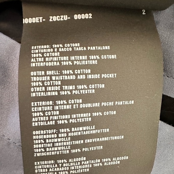 PRADA-MEN’S Cotton Dress Pant (Size:50) - Picture 10 of 12